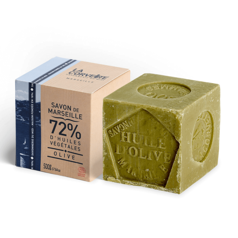 Lot De 60 Savons De Marseille Véritable LE SERAIL - 300 G Chacun, à L'huile D'olive - Cubes Verts - Made In France