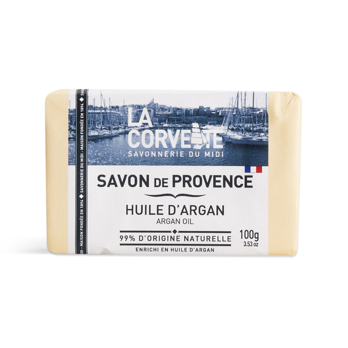 Savon parfumé huile dargan Provence 100g