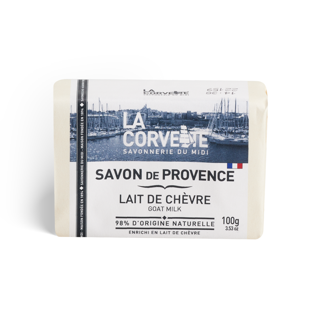 Savon De Provence Au Lait De Chèvre 100g - La Corvette - 100% Naturel & Doux
