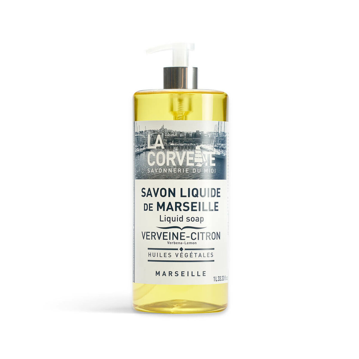 Savon de Marseille liquide Verveine Citron 1L