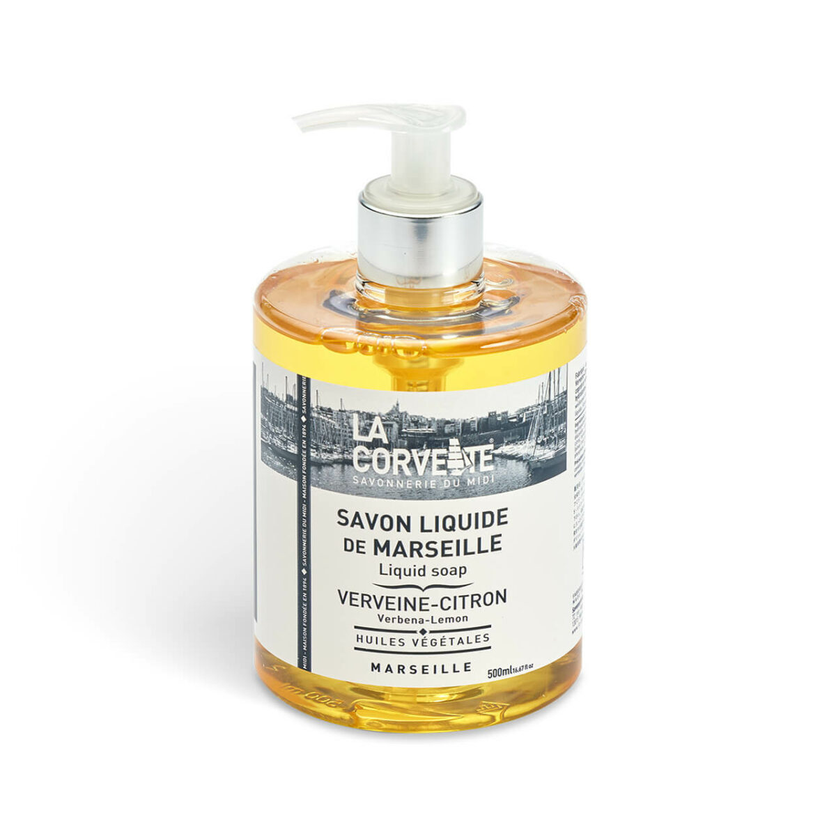 Liquid Marseille Soap Verbena Lemon 500ml