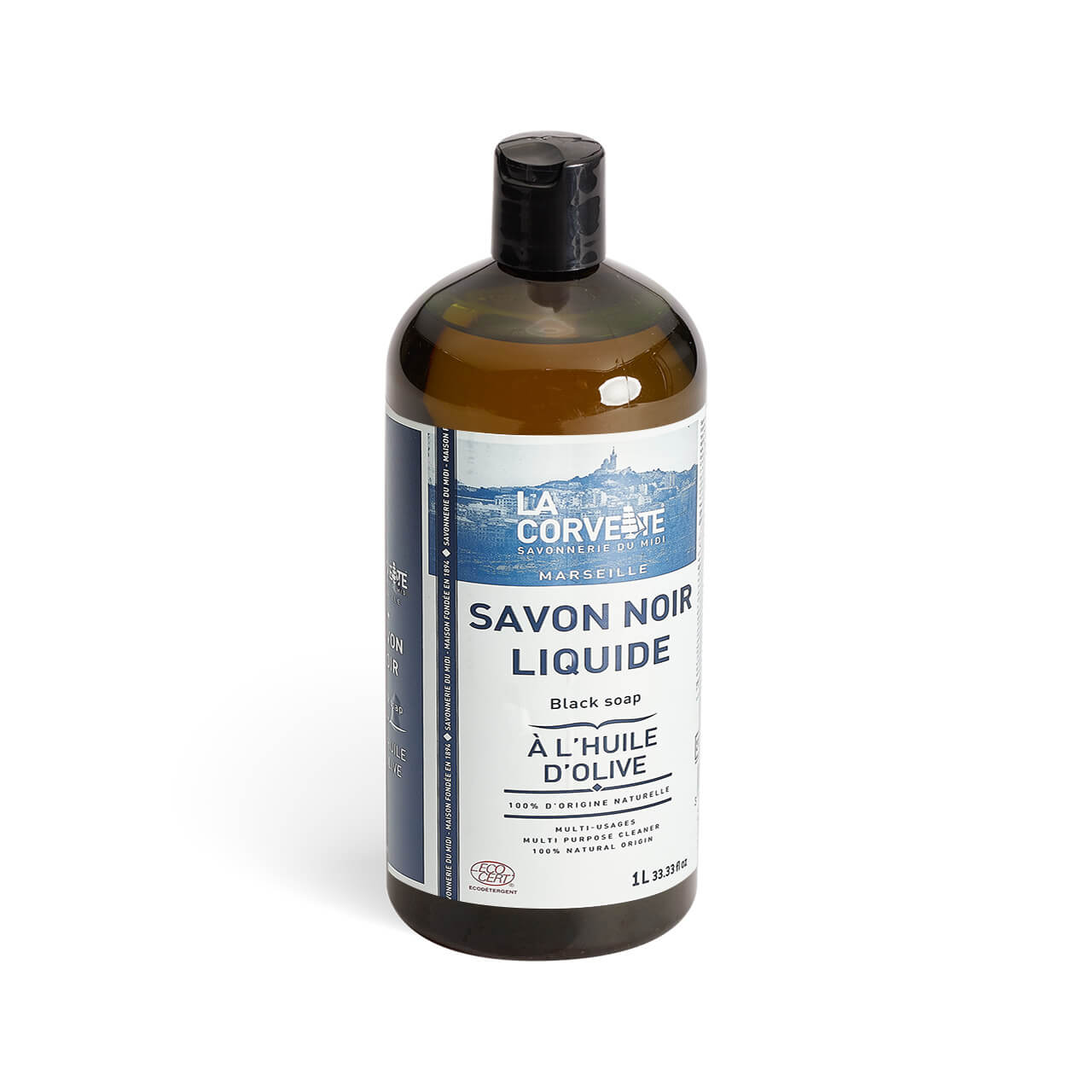 Savon de Marseille liquide huile d'olive 1L senteur olive