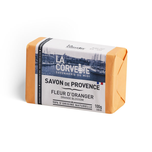 Savon de Marseille fleur doranger 100g