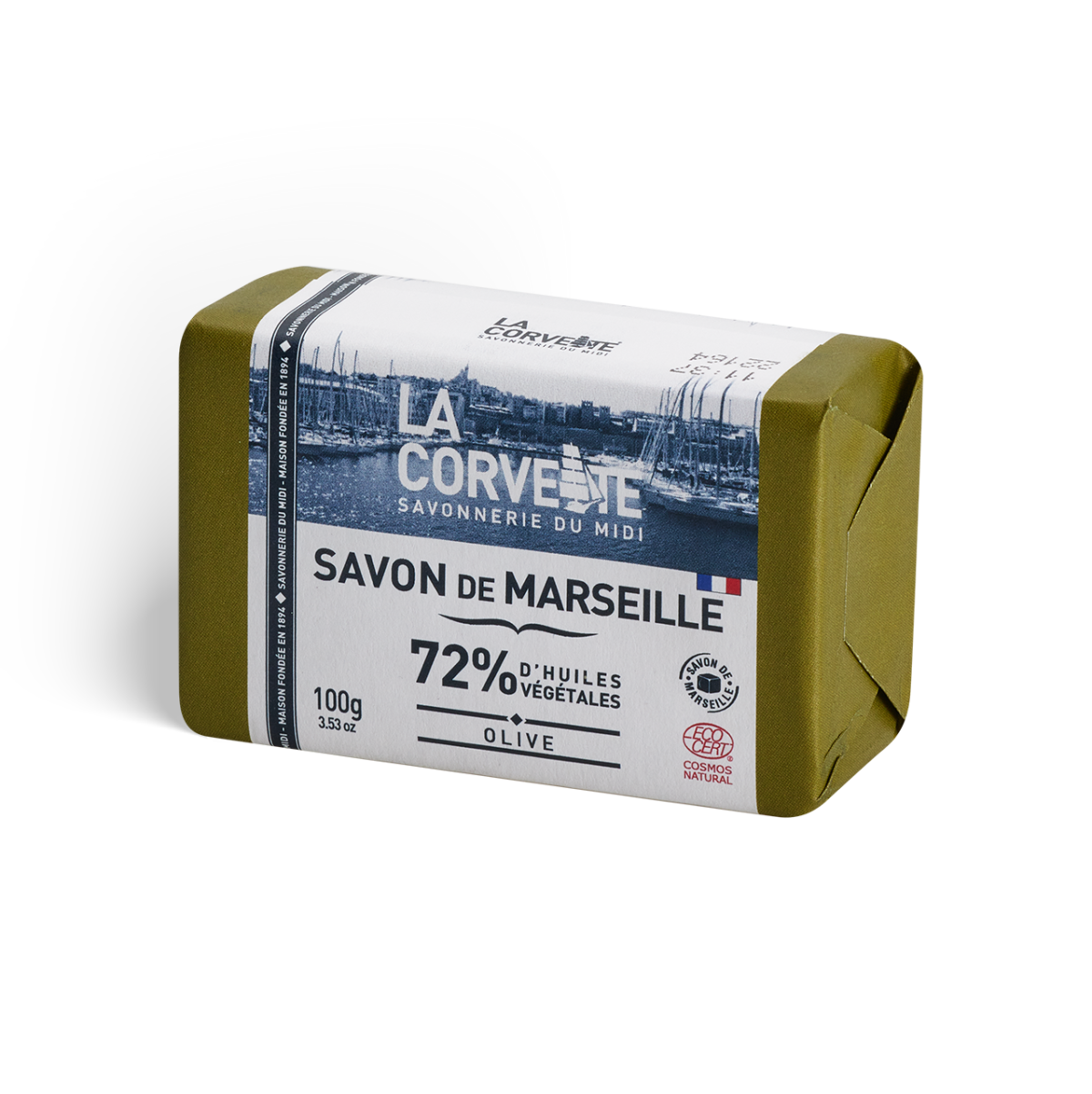 Cube de savon de Marseille extra pur La Corvette