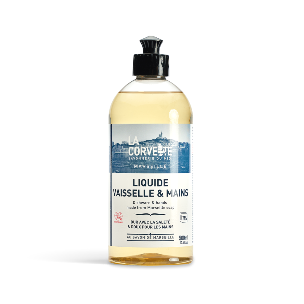Savons solides et liquides pour la vaisselle La Corvette
