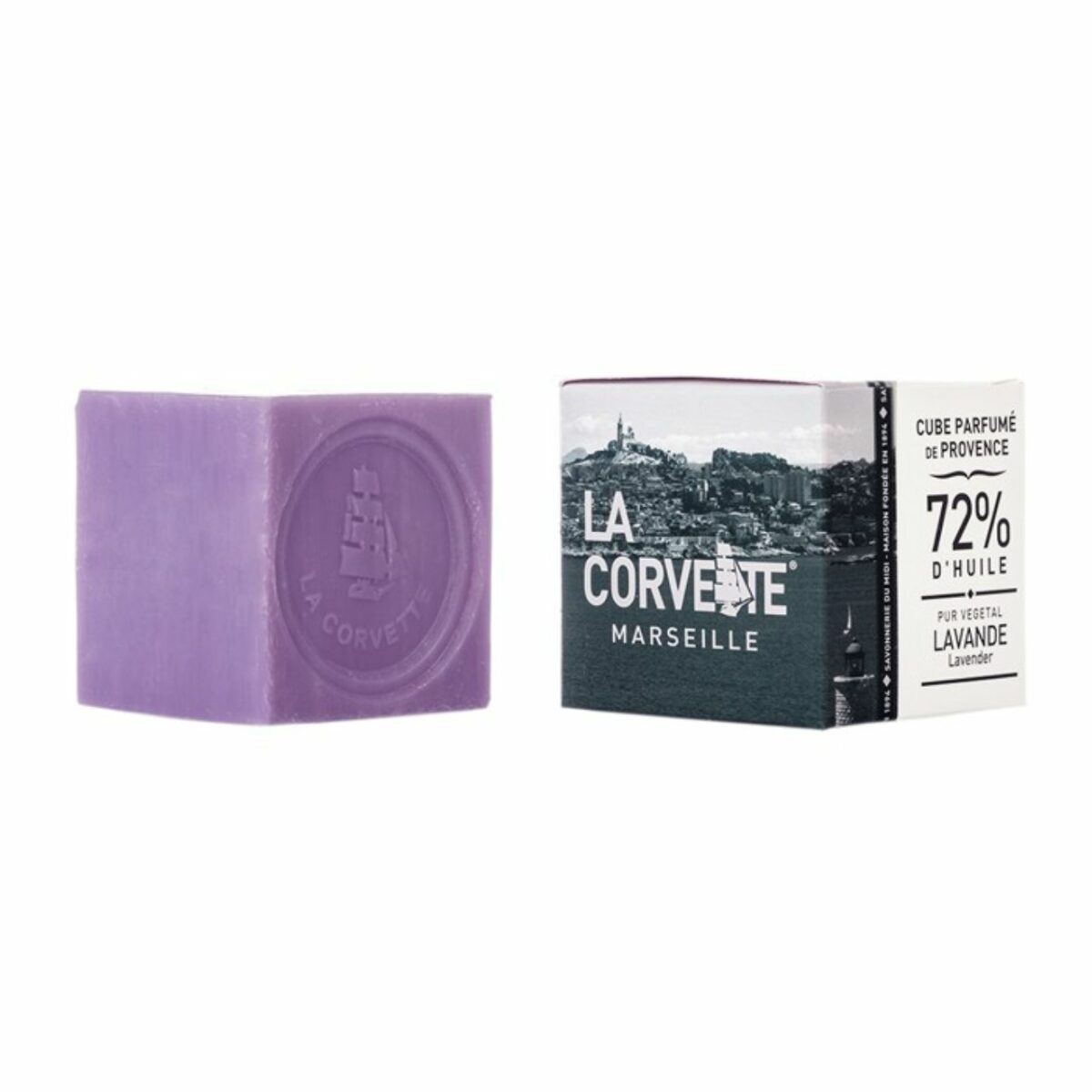 Provence lavender scented soap cube 100g