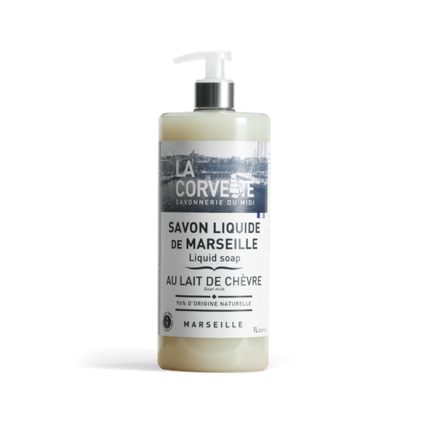 Savon de Marseille liquide Lait de chèvre - 1L