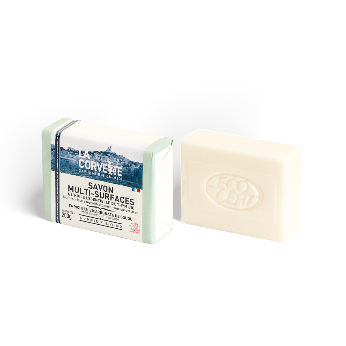 Durable multi-surface solid soap