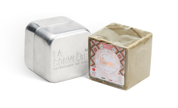 Coffret cadeau savon de marseille olive et boite de voyage