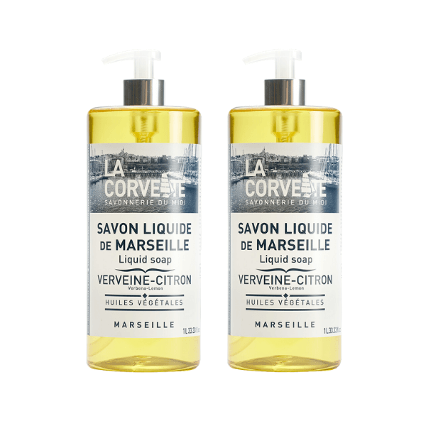 Lot promo savon liquide verveine citron