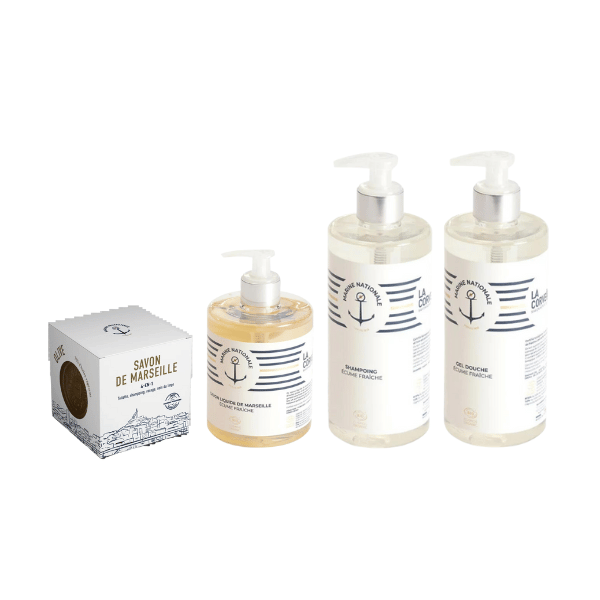 Lot de 4 savons bio Marine nationale x La Corvette
