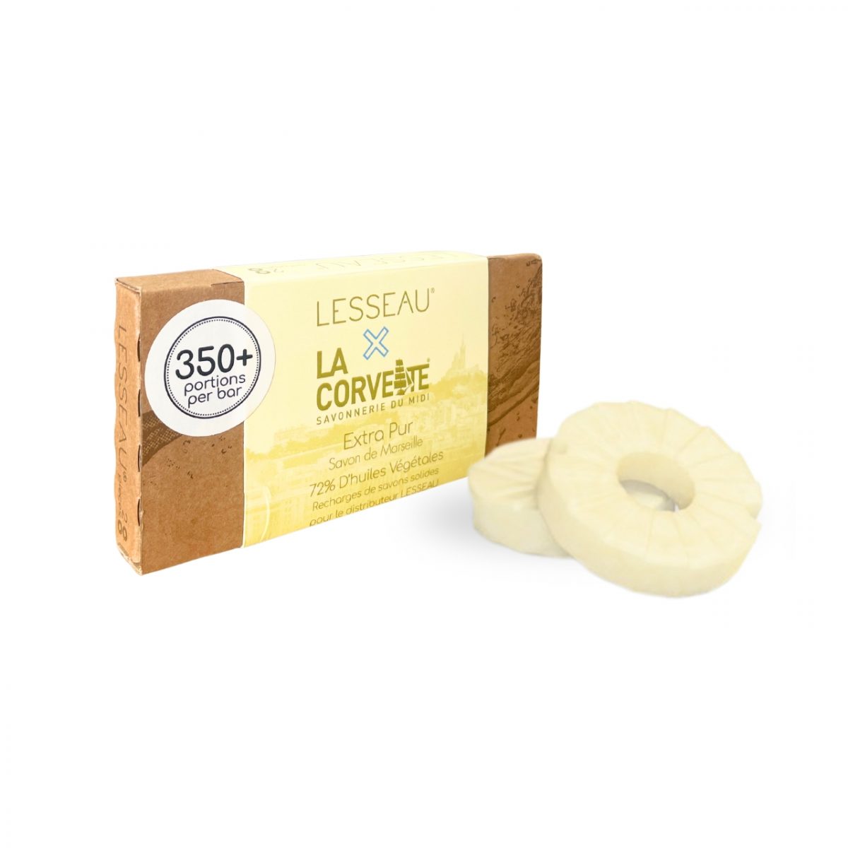 distributeur savon solide